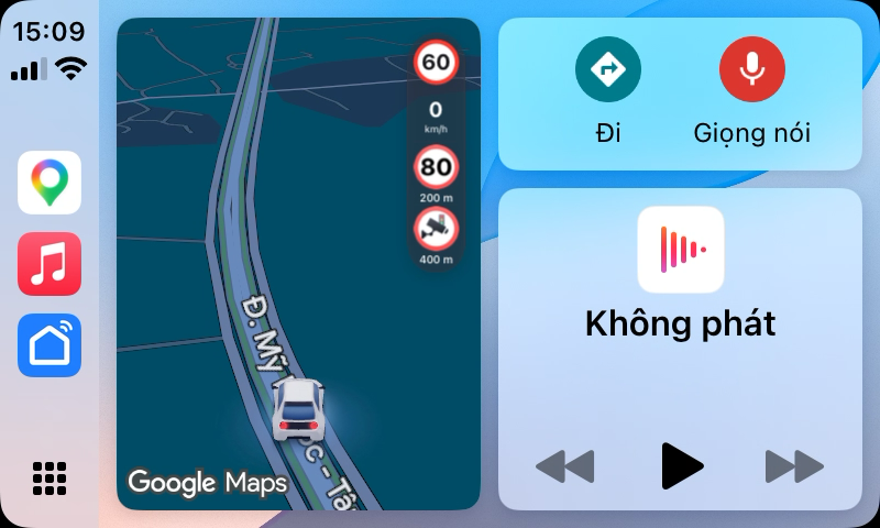 Dashboard — bong bóng ở bên phải